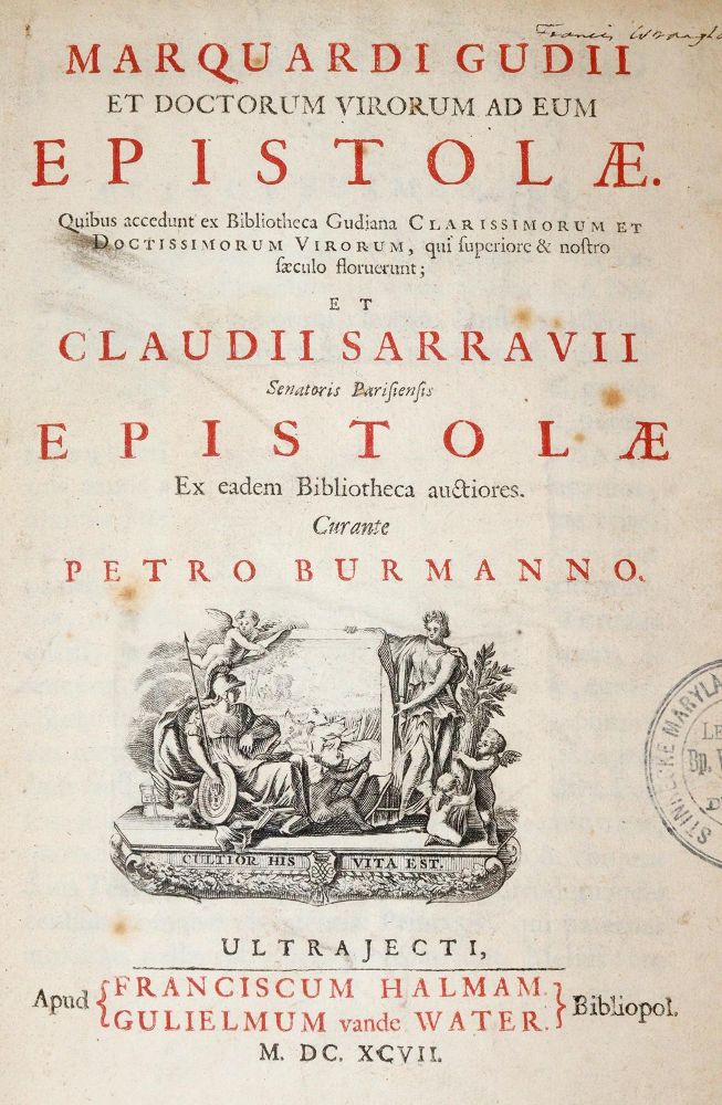 Große Abbildung Nr.1: 144-1013 Gudius,M.: (Literatur und illustrierte Bücher bis 19.Jahrhundert)