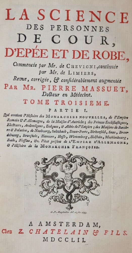 Große Abbildung Nr.1: 144-1038 Massuet,P.: (Literatur und illustrierte Bücher bis 19.Jahrhundert)
