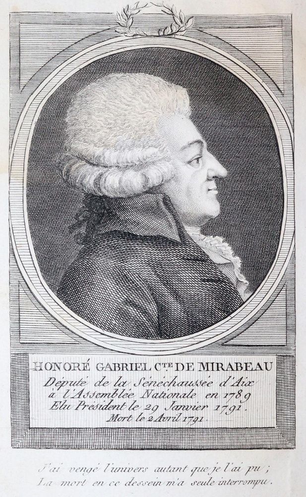 Große Abbildung Nr.2: 144-1043 Mirabeau,H.G.R.de.: (Literatur und illustrierte Bücher bis 19.Jahrhundert)