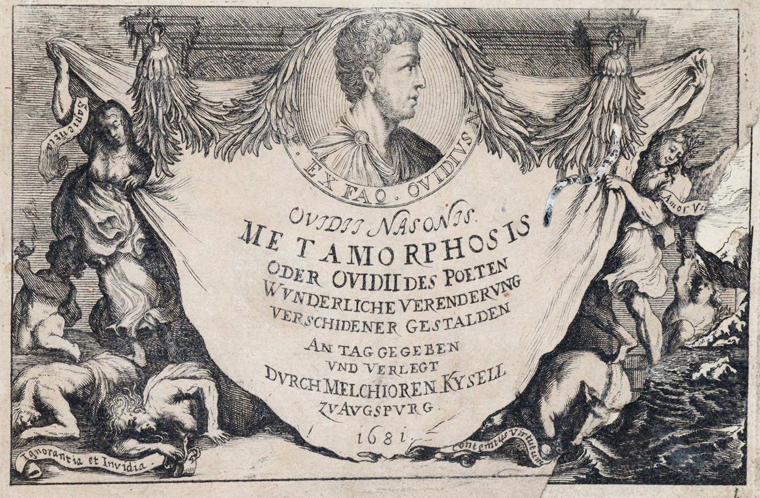 Große Abbildung Nr.1: 144-1050 Ovidius,N.P.: (Literatur und illustrierte Bücher bis 19.Jahrhundert)