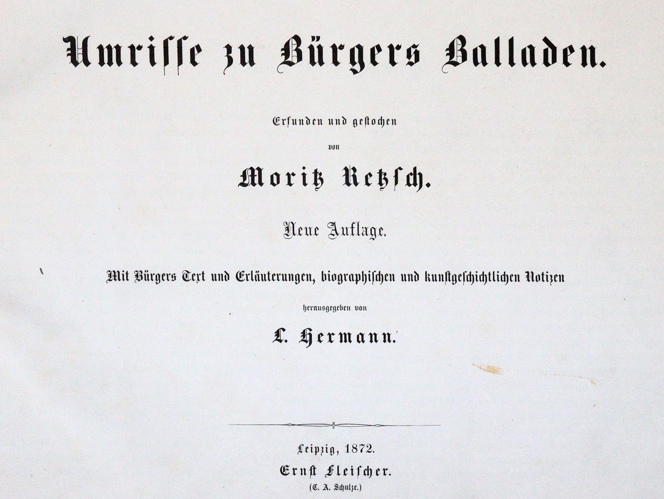 Große Abbildung Nr.1: 144-1062 Retzsch,M.: (Literatur und illustrierte Bücher bis 19.Jahrhundert)