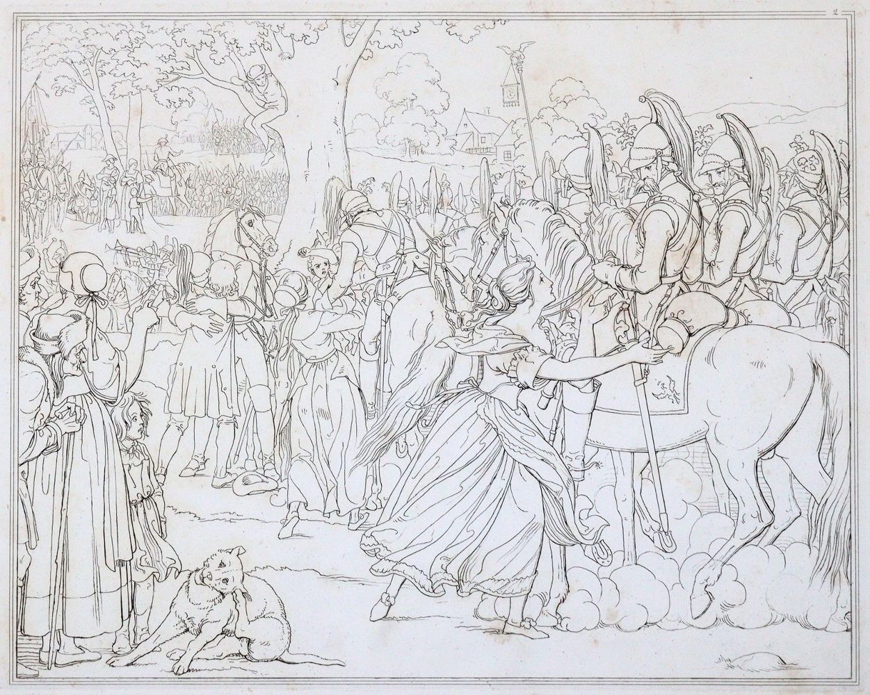 Große Abbildung Nr.3: 144-1062 Retzsch,M.: (Literatur und illustrierte Bücher bis 19.Jahrhundert)