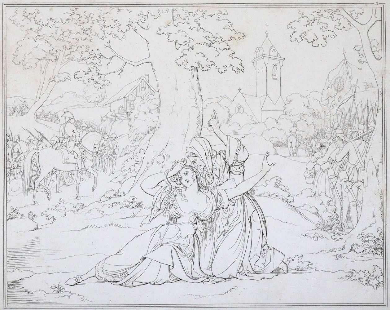 Große Abbildung Nr.4: 144-1062 Retzsch,M.: (Literatur und illustrierte Bücher bis 19.Jahrhundert)