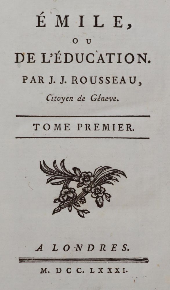 Große Abbildung Nr.11: 144-1065 Rousseau,J.J.: (Literatur und illustrierte Bücher bis 19.Jahrhundert)