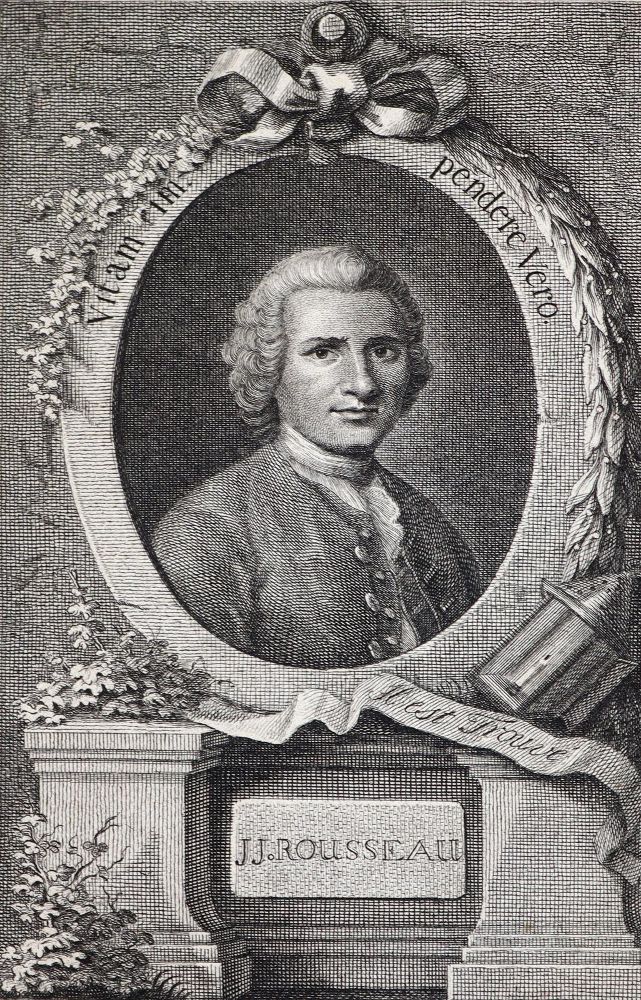 Große Abbildung Nr.2: 144-1065 Rousseau,J.J.: (Literatur und illustrierte Bücher bis 19.Jahrhundert)