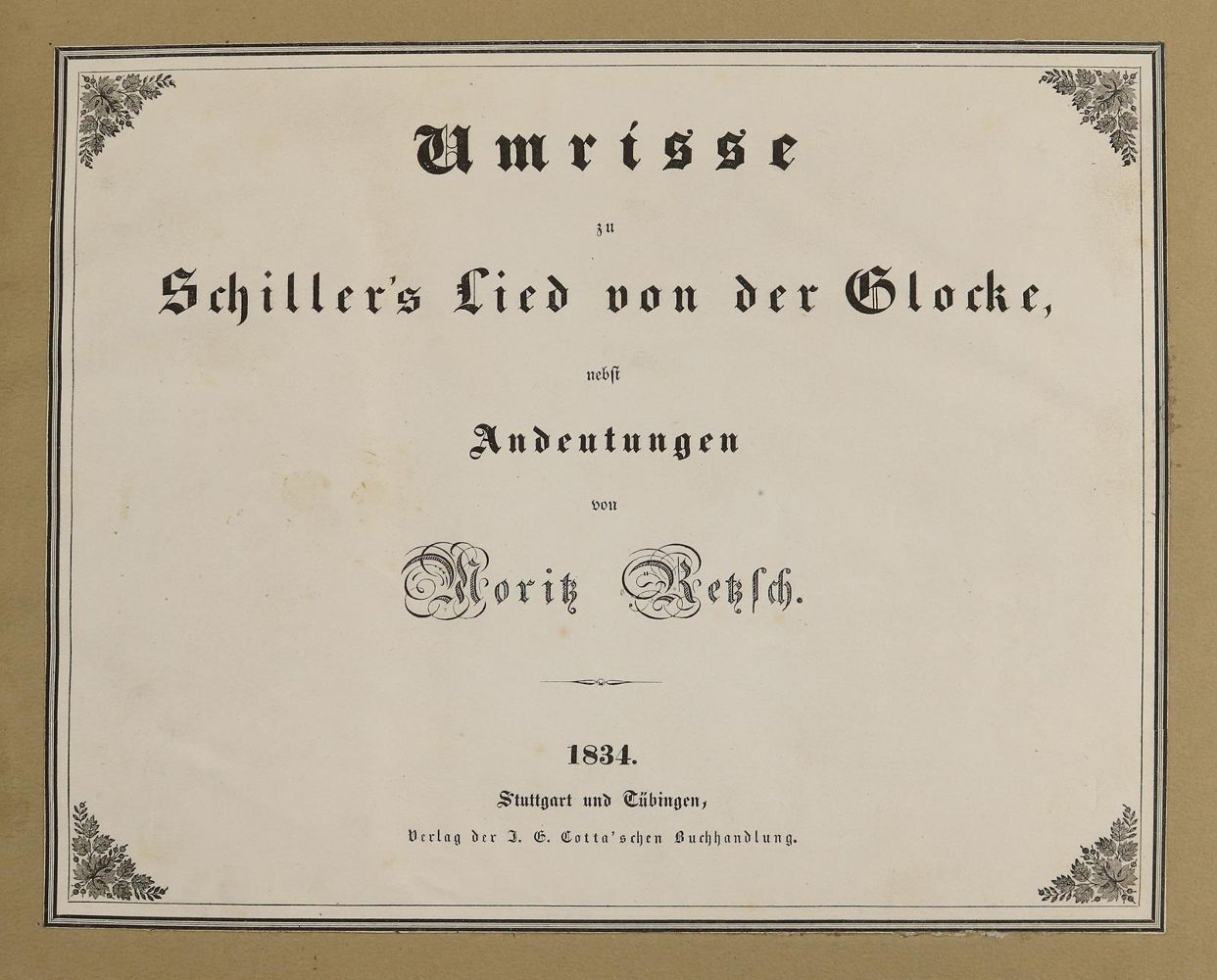 Große Abbildung Nr.1: 144-1074 Retzsch,M.: (Schiller)