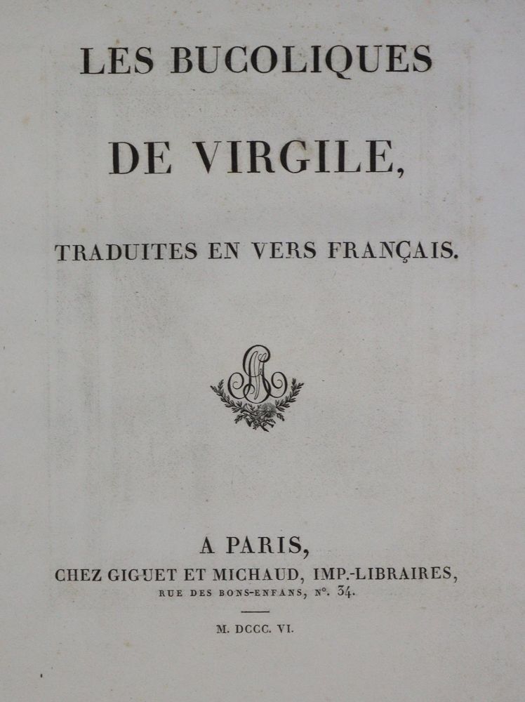 Große Abbildung Nr.2: 144-1086 Vergilius,M.P.: (Literatur und illustrierte Bücher bis 19.Jahrhundert)