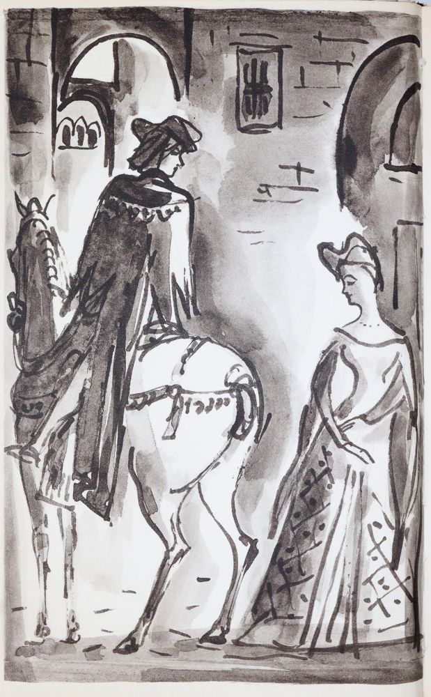 Große Abbildung Nr.5: 144-1102 Bandello,M.: (Literatur und illustrierte Bücher 20.Jahrhundert - Alte Literatur in modernen Ausgaben)