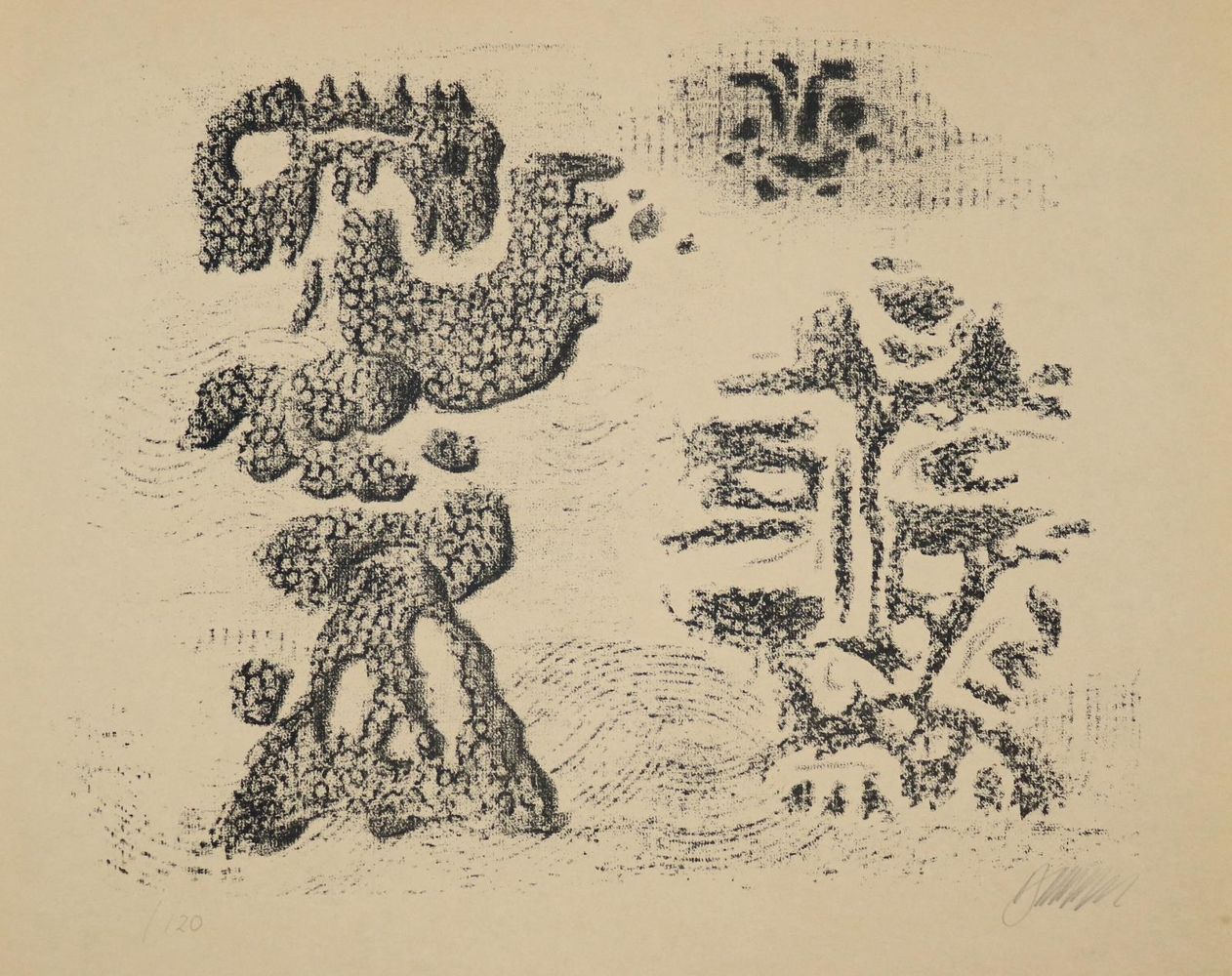 Große Abbildung Nr.10: 144-1105 Baumeister,W.: (Literatur und illustrierte Bücher 20.Jahrhundert - Alte Literatur in modernen Ausgaben)