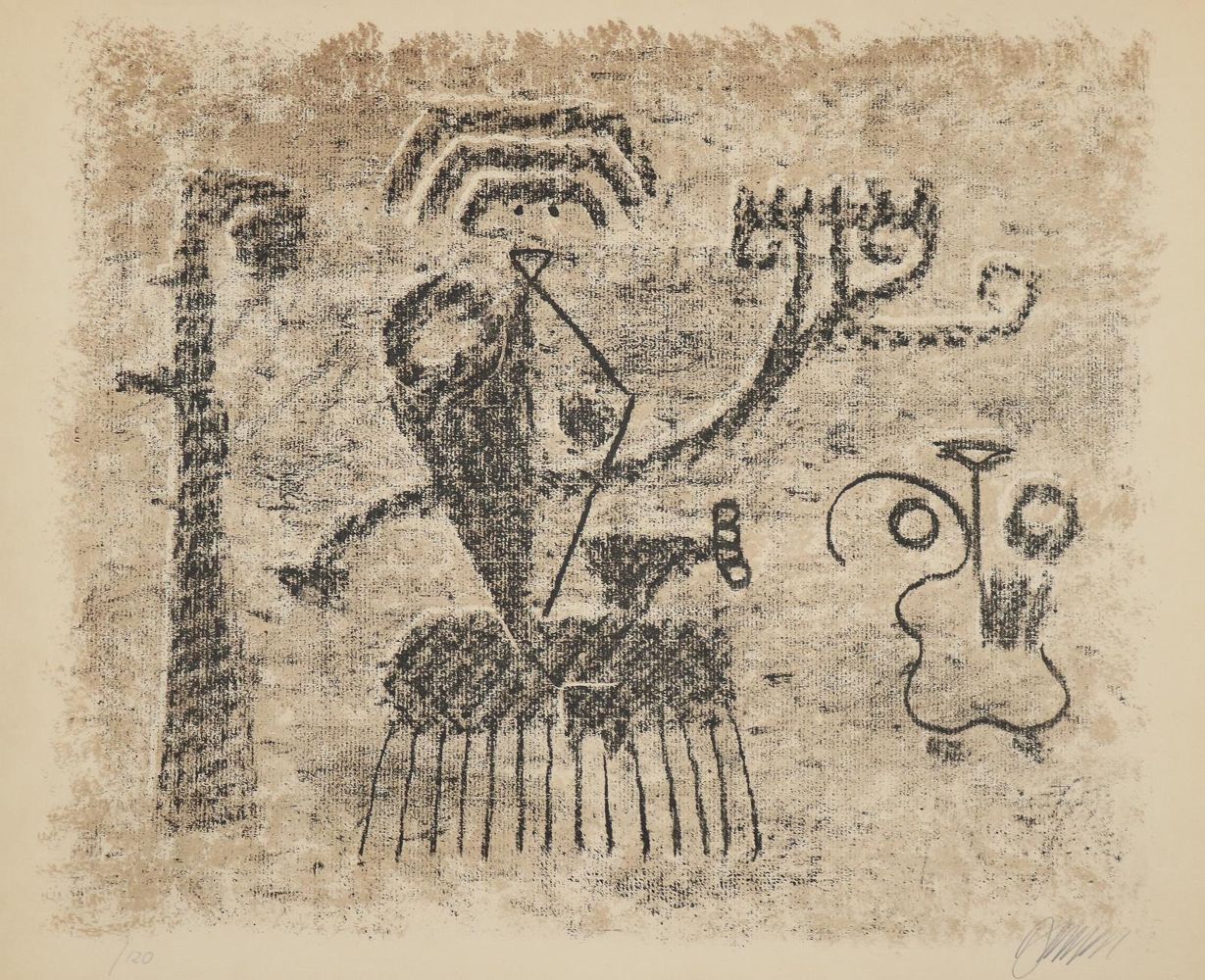 Große Abbildung Nr.4: 144-1105 Baumeister,W.: (Literatur und illustrierte Bücher 20.Jahrhundert - Alte Literatur in modernen Ausgaben)