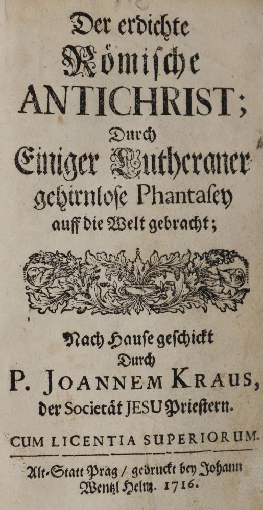 Große Abbildung Nr.2: 144-111 Kraus,J.: (Alte Drucke, Handschriften und Theologie)
