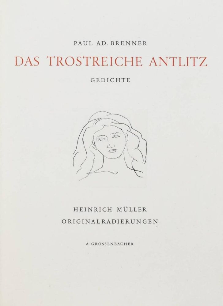 Große Abbildung Nr.5: 144-1118 Brenner,P.A.: (Literatur und illustrierte Bücher 20.Jahrhundert - Alte Literatur in modernen Ausgaben)