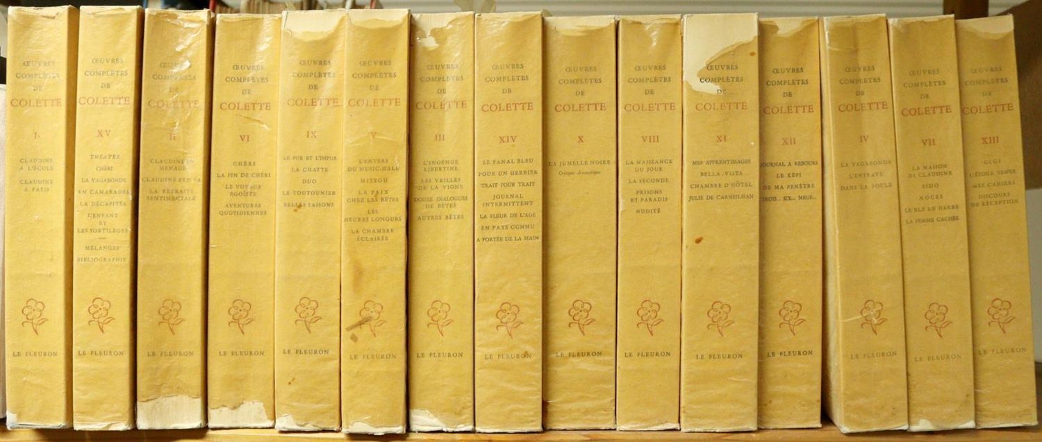 Große Abbildung Nr.2: 144-1124 Colette, (Sidonie-Gabrielle).: (Literatur und illustrierte Bücher 20.Jahrhundert - Alte Literatur in modernen Ausgaben)