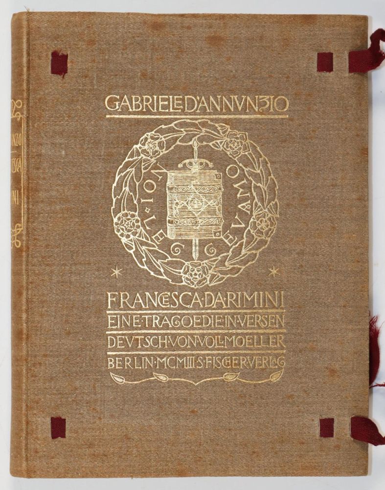 Große Abbildung Nr.2: 144-1128 D'Annunzio,G.: (Literatur und illustrierte Bücher 20.Jahrhundert - Alte Literatur in modernen Ausgaben)