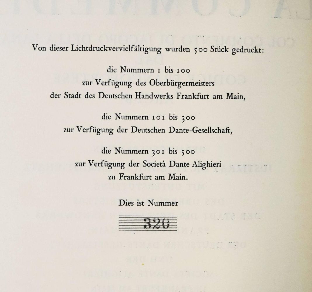 Große Abbildung Nr.5: 144-1129 Dante,A.: (Literatur und illustrierte Bücher 20.Jahrhundert - Alte Literatur in modernen Ausgaben)