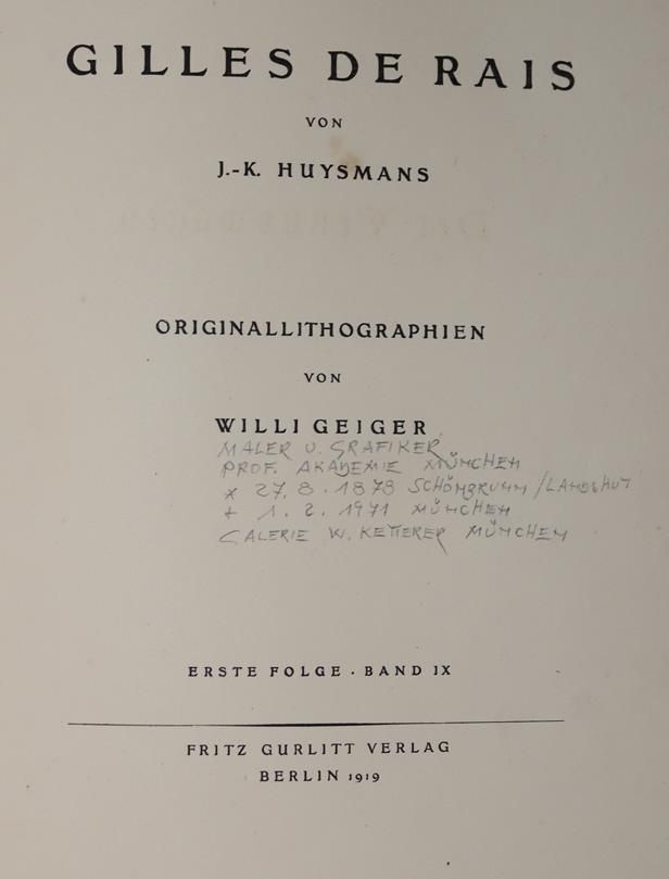 Große Abbildung Nr.1: 144-1155 Huysmans,J.-K.: (Geiger)