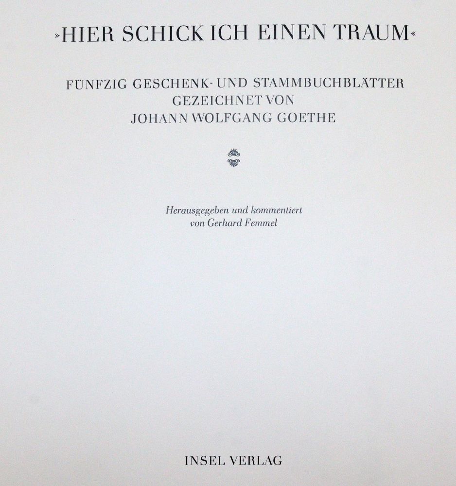 Große Abbildung Nr.1: 144-1159 Femmel,G.: (Goethe)