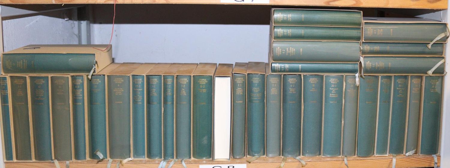 Große Abbildung Nr.2: 144-1162 Goethe,J.W.v.: (Literatur und illustrierte Bücher 20.Jahrhundert - Alte Literatur in modernen Ausgaben)
