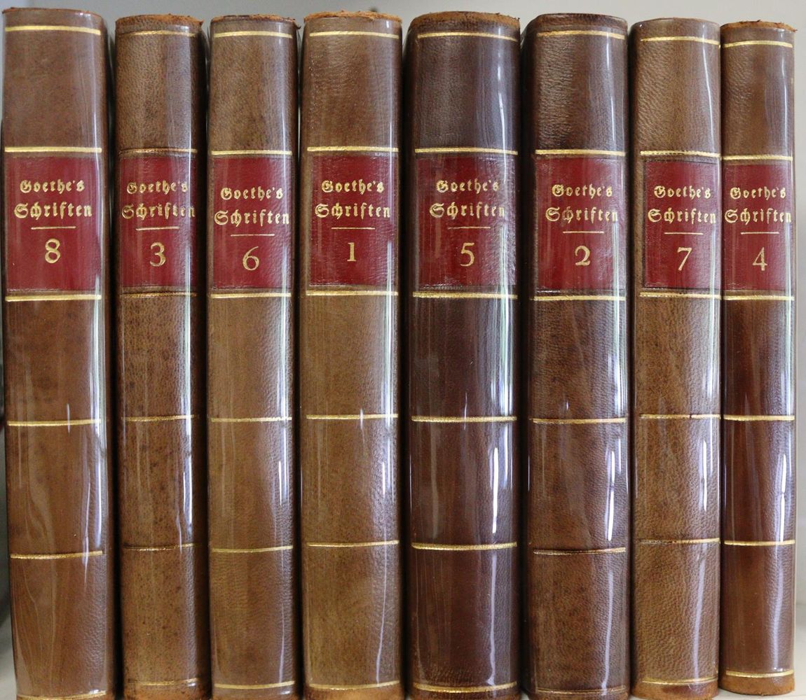 Große Abbildung Nr.1: 144-1163 Goethe,J.W.v.: (Literatur und illustrierte Bücher 20.Jahrhundert - Alte Literatur in modernen Ausgaben)