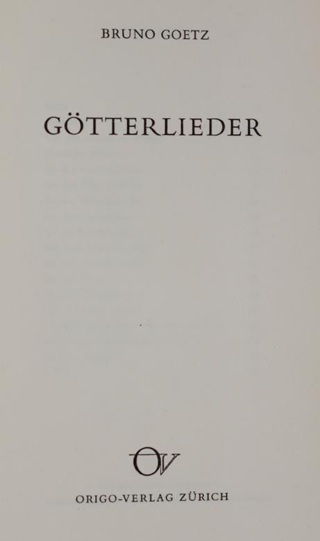 Große Abbildung Nr.1: 144-1166 Gothein,W.: (Literatur und illustrierte Bücher 20.Jahrhundert - Alte Literatur in modernen Ausgaben)