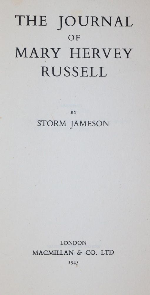 Große Abbildung Nr.1: 144-1192 Jameson,M.S.: (Literatur und illustrierte Bücher 20.Jahrhundert - Alte Literatur in modernen Ausgaben)