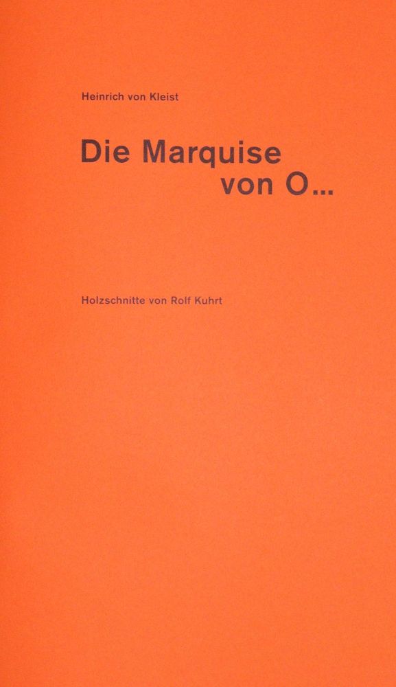Große Abbildung Nr.1: 144-1201 Kleist,H.v.: (Literatur und illustrierte Bücher 20.Jahrhundert - Alte Literatur in modernen Ausgaben)