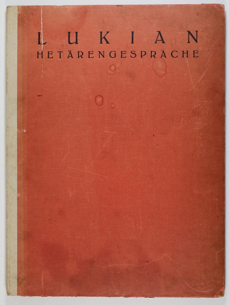 Große Abbildung Nr.2: 144-1209 Lukian.: (Literatur und illustrierte Bücher 20.Jahrhundert - Alte Literatur in modernen Ausgaben)