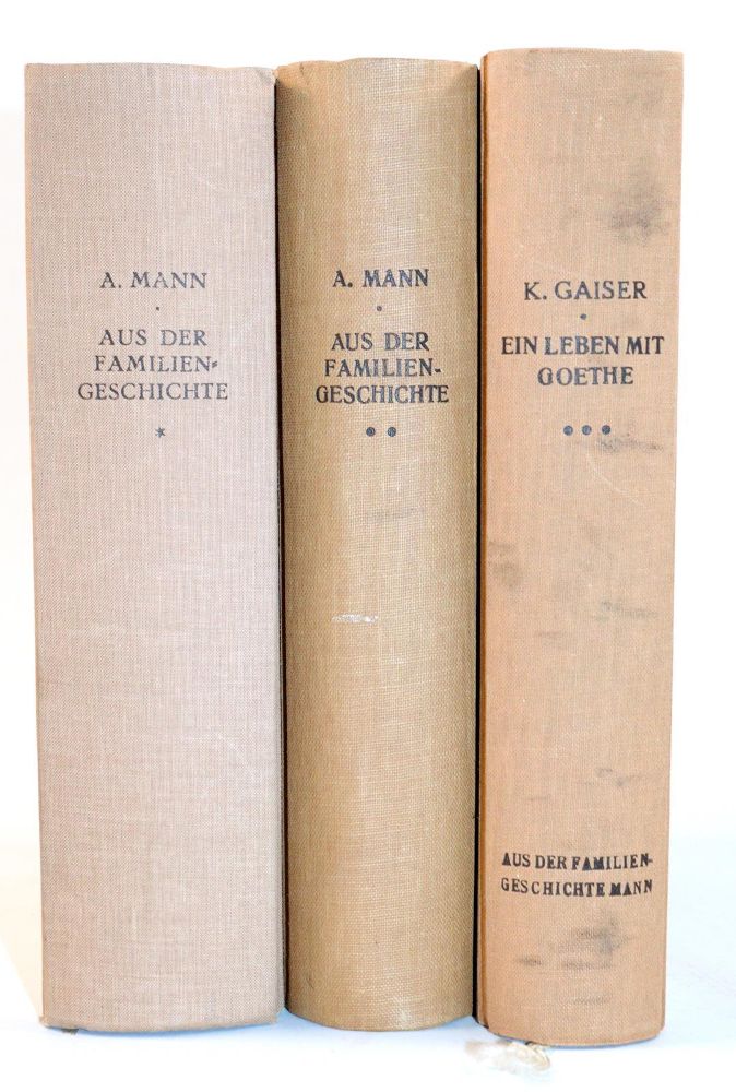 Große Abbildung Nr.2: 144-1214 Mann,A.: (Literatur und illustrierte Bücher 20.Jahrhundert - Alte Literatur in modernen Ausgaben)