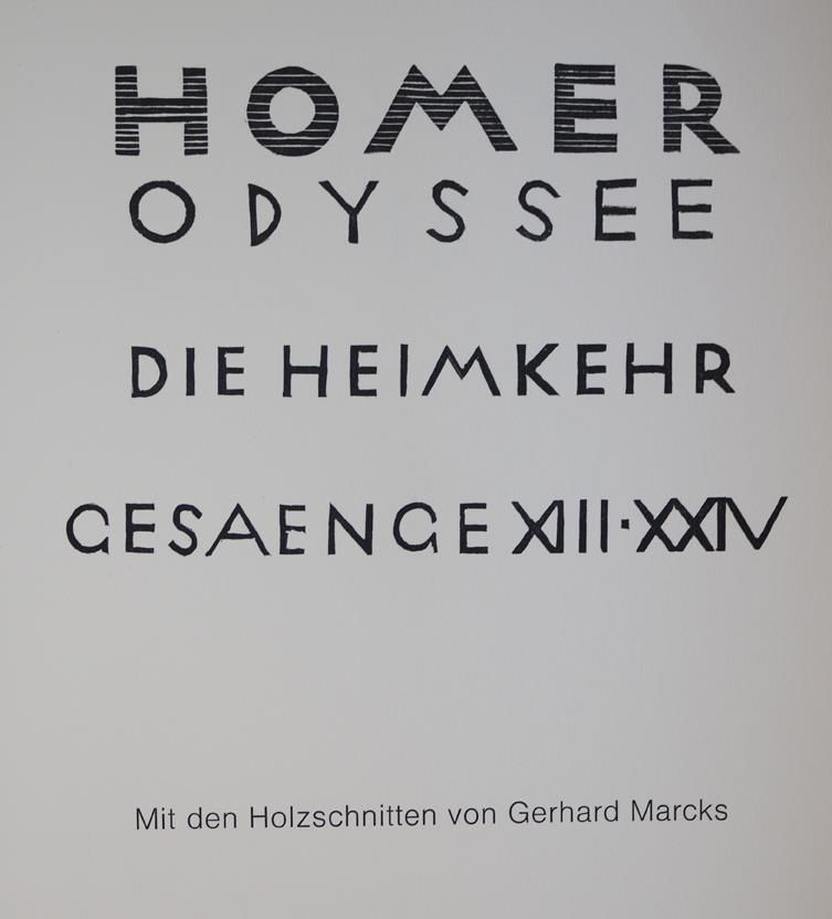Große Abbildung Nr.1: 144-1218 Homer.: (Marcks)