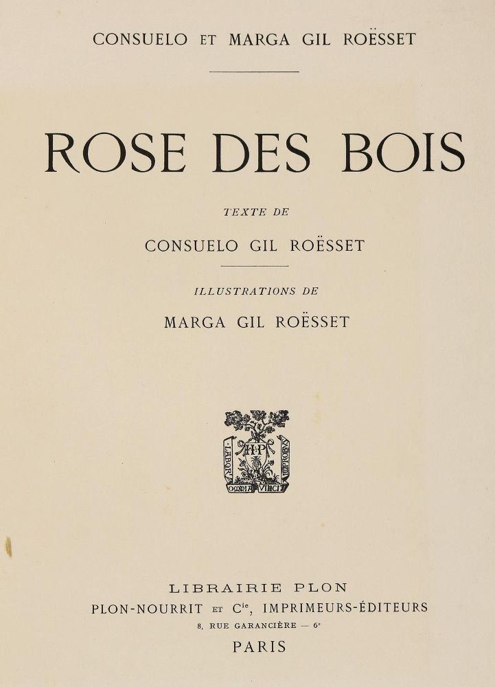Große Abbildung Nr.1: 144-1264 Roesset: (Literatur und illustrierte Bücher 20.Jahrhundert - Alte Literatur in modernen Ausgaben)