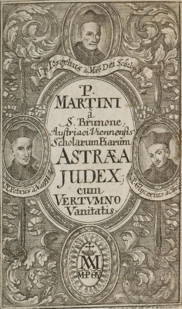 Große Abbildung Nr.1: 144-128 Martinus a Sancto Brunone (d.i. M.Schubart).: (Alte Drucke, Handschriften und Theologie)