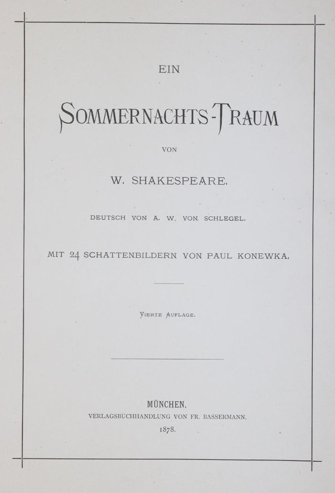 Große Abbildung Nr.4: 144-1282 Shakespeare,W.: (Literatur und illustrierte Bücher 20.Jahrhundert - Alte Literatur in modernen Ausgaben)