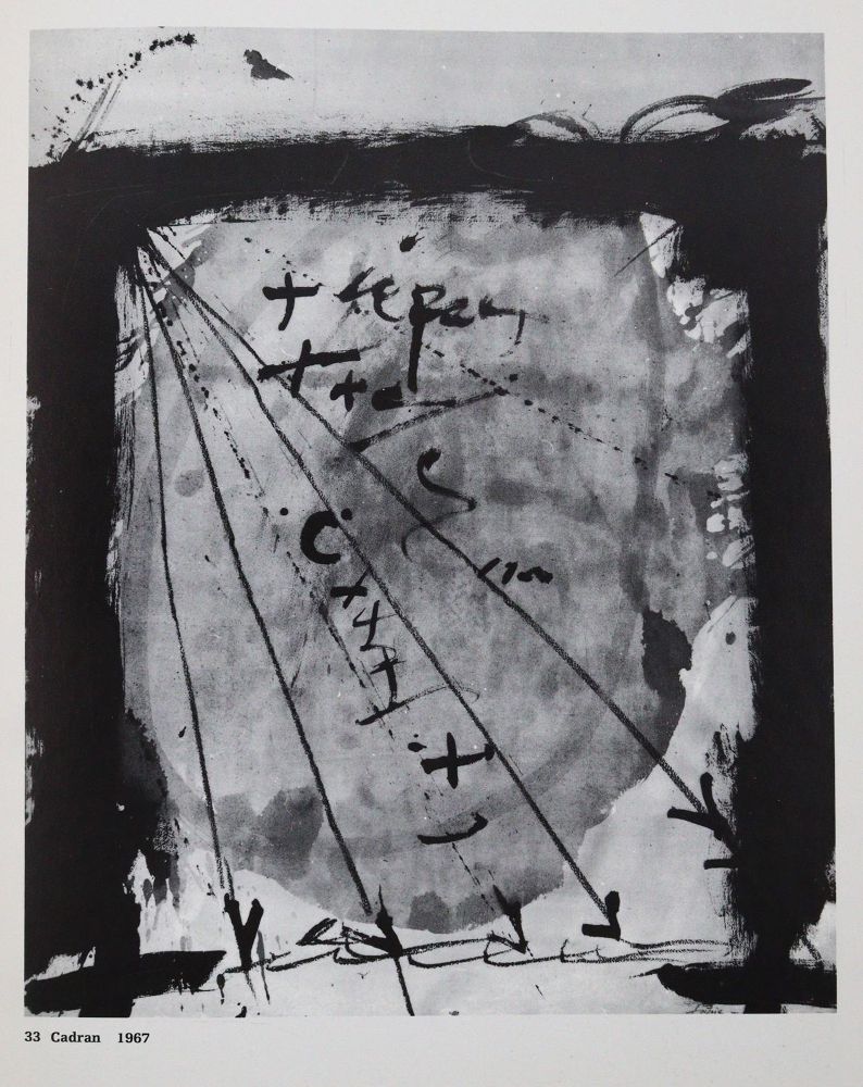 Große Abbildung Nr.2: 144-1285 Derriere le miroir.: (Tapies)