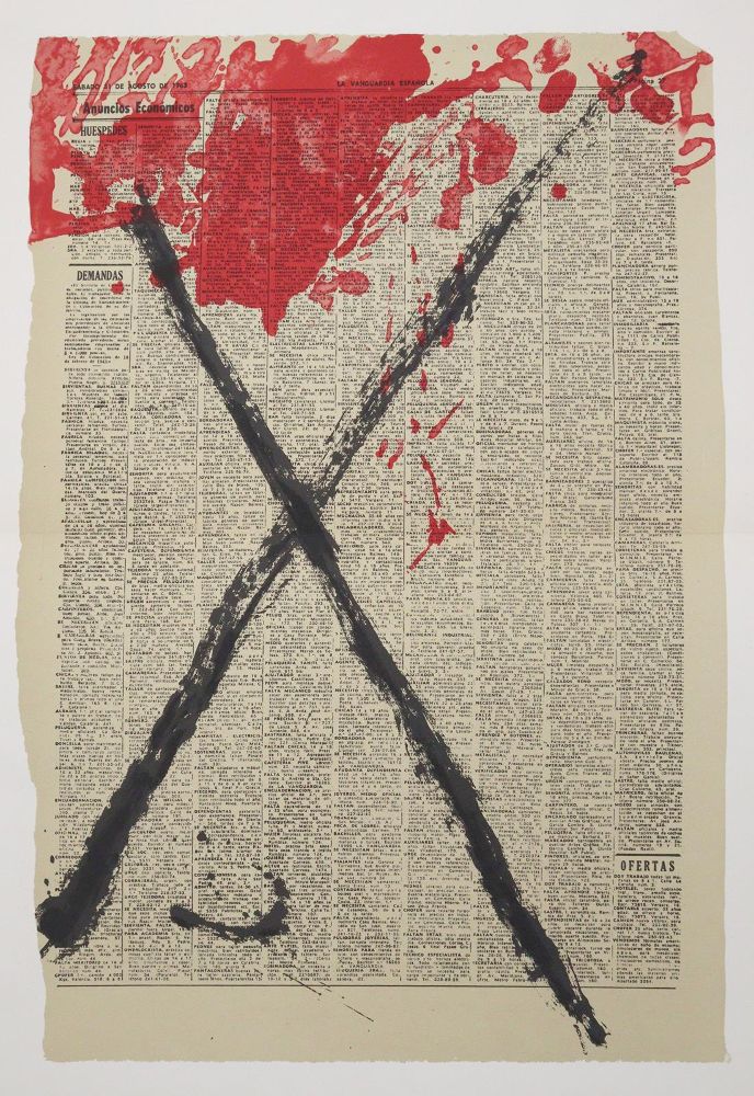 Große Abbildung Nr.3: 144-1285 Derriere le miroir.: (Tapies)