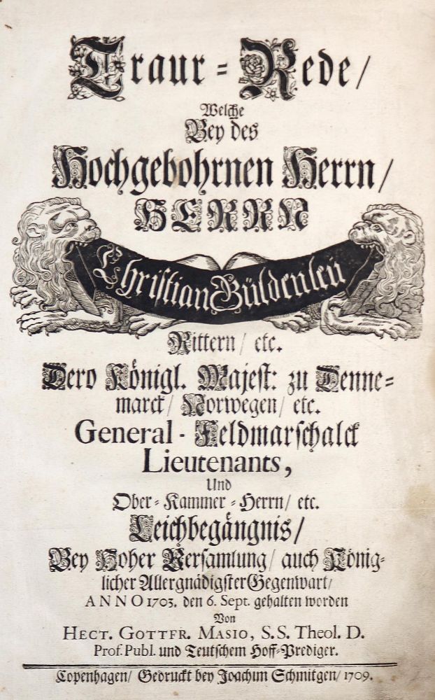 Große Abbildung Nr.1: 144-129 Masius,H.G.: (Alte Drucke, Handschriften und Theologie)