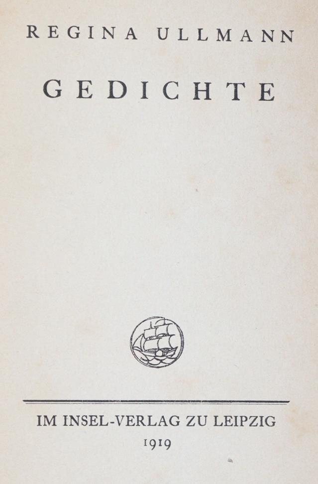 Große Abbildung Nr.1: 144-1292 Ullmann,R.: (Literatur und illustrierte Bücher 20.Jahrhundert - Alte Literatur in modernen Ausgaben)