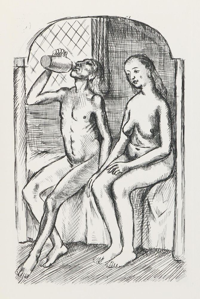 Große Abbildung Nr.1: 144-1296 Villon,F.: (Literatur und illustrierte Bücher 20.Jahrhundert - Alte Literatur in modernen Ausgaben)