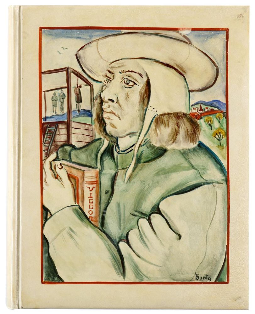 Große Abbildung Nr.3: 144-1296 Villon,F.: (Literatur und illustrierte Bücher 20.Jahrhundert - Alte Literatur in modernen Ausgaben)