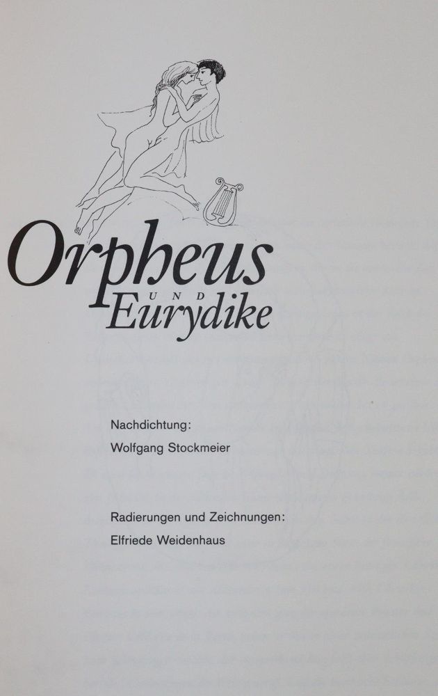 Große Abbildung Nr.1: 144-1298 Weidenhaus,E.: (Literatur und illustrierte Bücher 20.Jahrhundert - Alte Literatur in modernen Ausgaben)