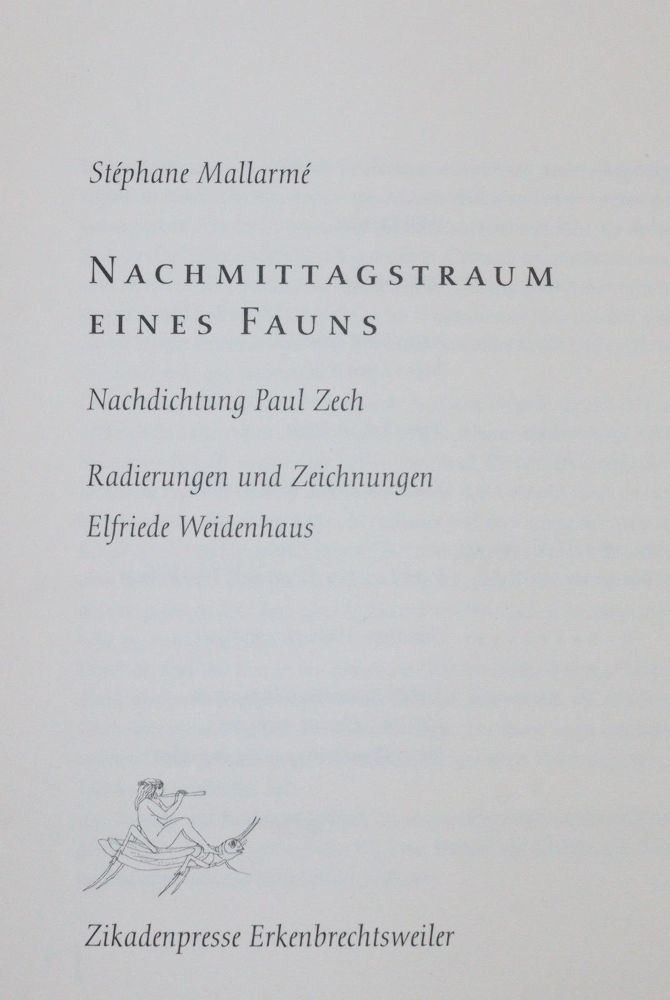 Große Abbildung Nr.6: 144-1300 Mallarmé,S.: (Weidenhaus)