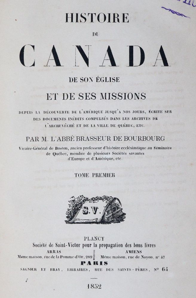 Große Abbildung Nr.1: 144-1306 Brasseur,C.: (Amerika, Kanada)