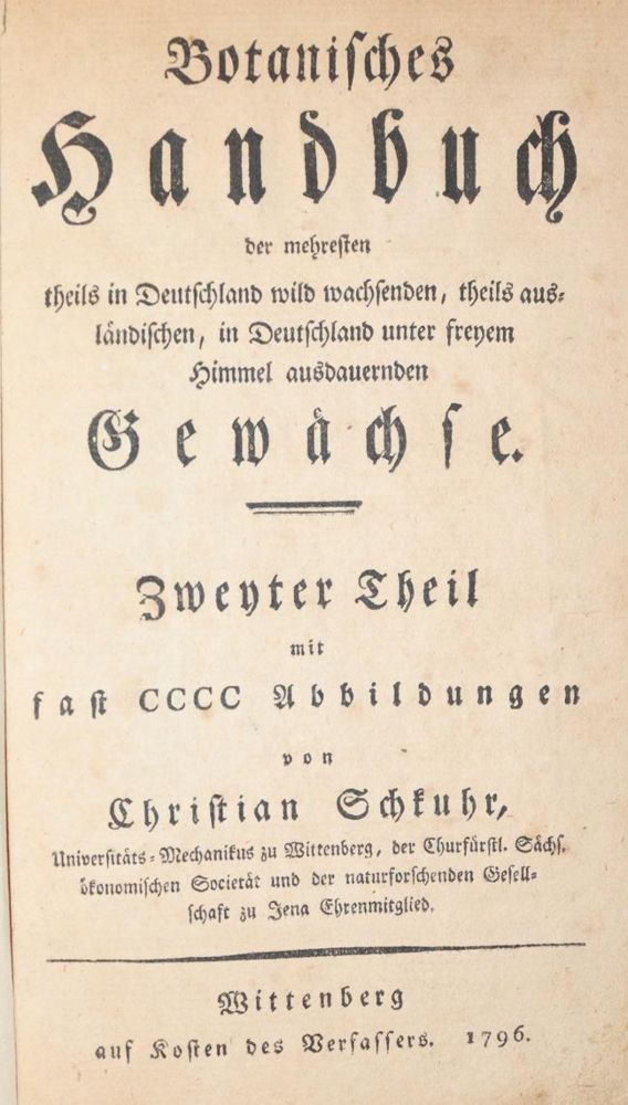 Große Abbildung Nr.1: 144-1327 Schkuhr,C.: (Botanik)