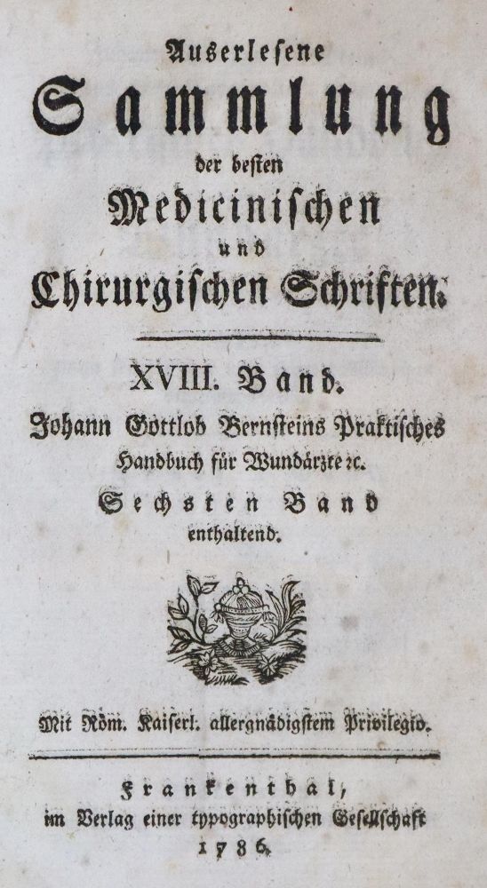 Große Abbildung Nr.1: 144-1344 Bernstein,J.G.: (Medizin)