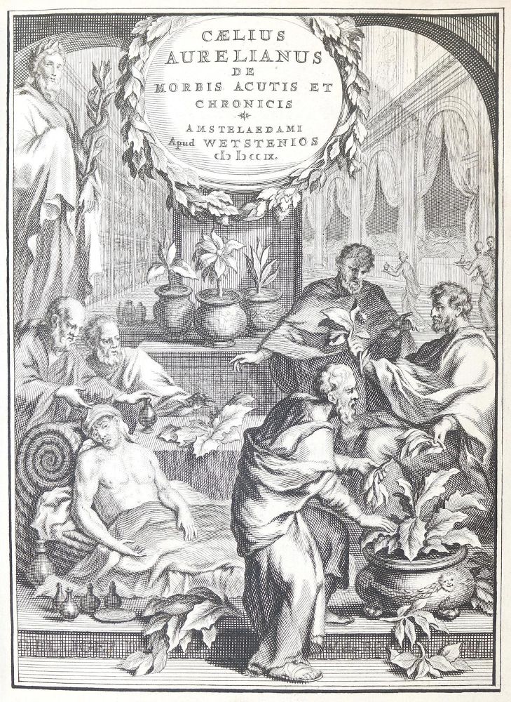 Große Abbildung Nr.1: 144-1351 Caelius Aurelianus.: (Medizin)