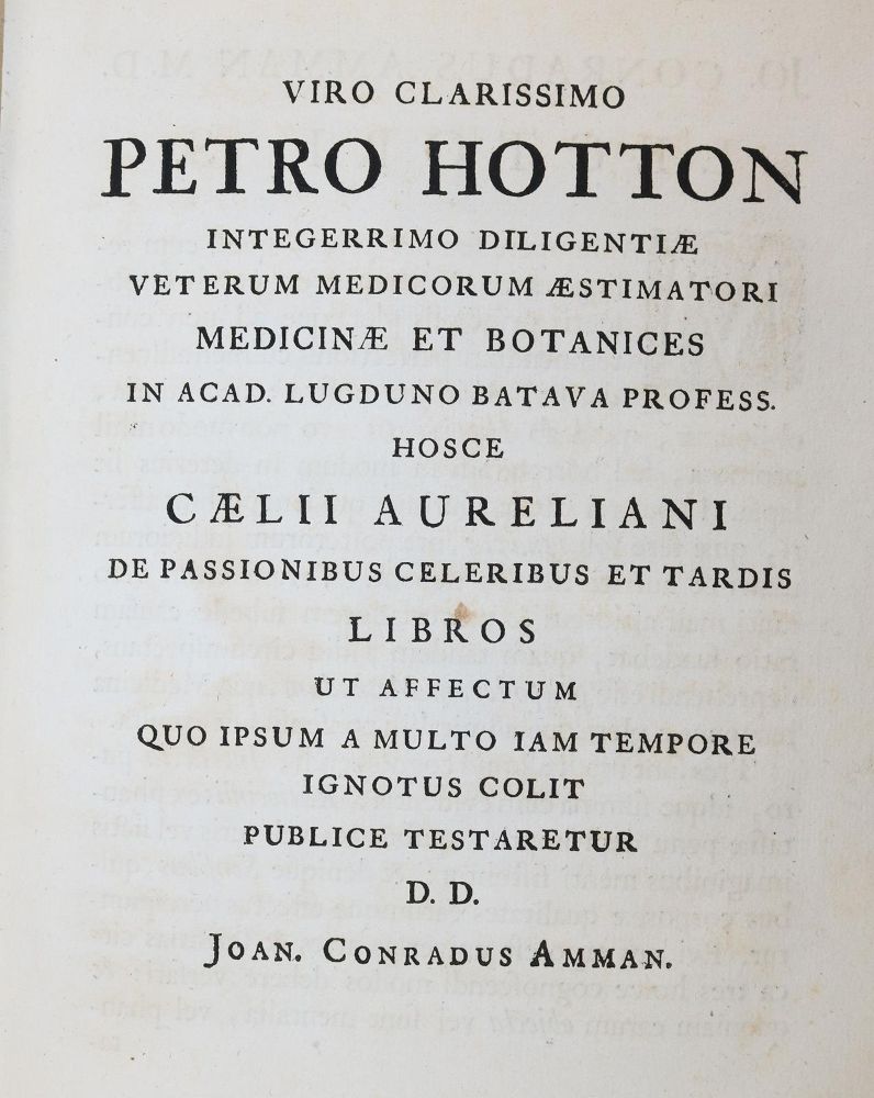 Große Abbildung Nr.31: 144-1351 Caelius Aurelianus.: (Medizin)