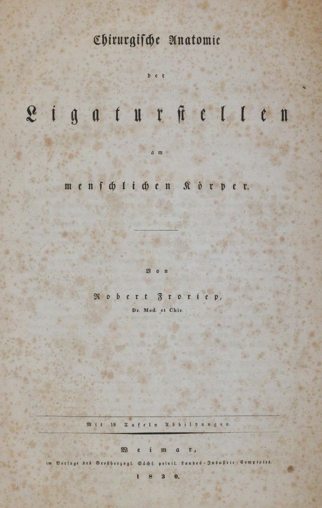 Große Abbildung Nr.7: 144-1365 Froriep,R.: (Medizin)