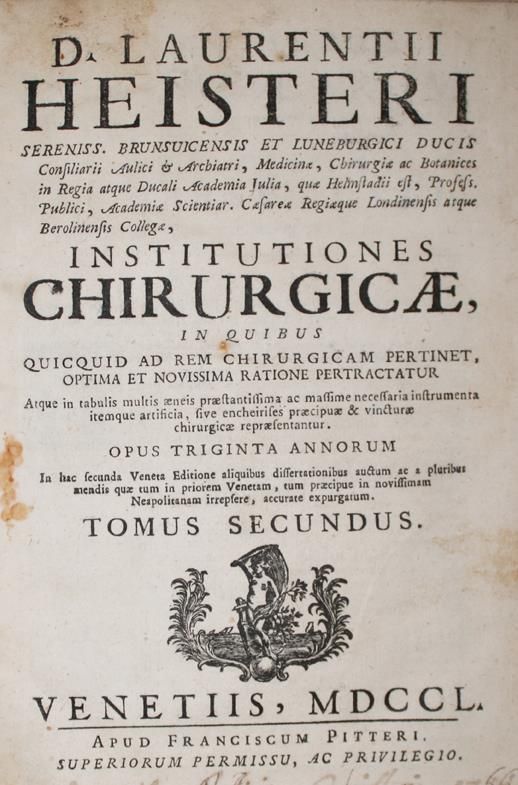Große Abbildung Nr.1: 144-1374 Heister,L.: (Medizin)