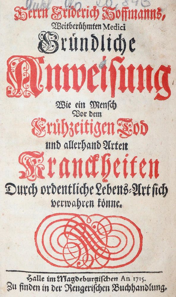 Große Abbildung Nr.1: 144-1378 Hoffmann,F.: (Medizin)