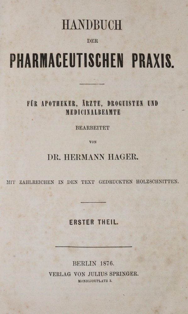 Große Abbildung Nr.1: 144-1413 Hager,H.: (Medizin, Pharmazie)