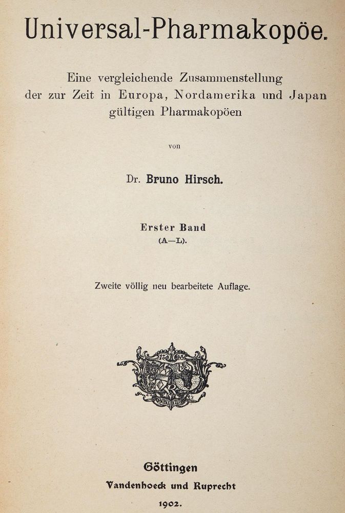 Große Abbildung Nr.1: 144-1415 Hirsch,B.: (Medizin, Pharmazie)